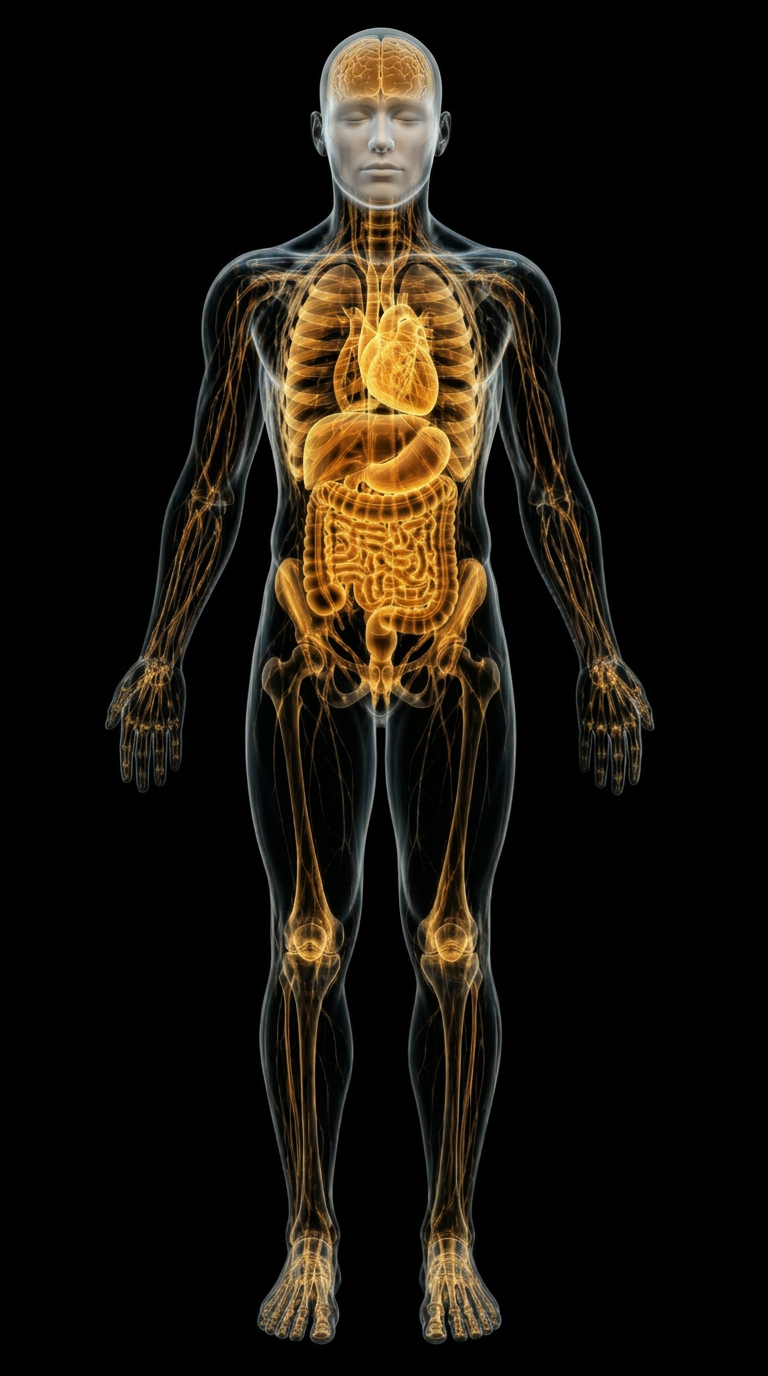3D anatomical body — Scar Map regions